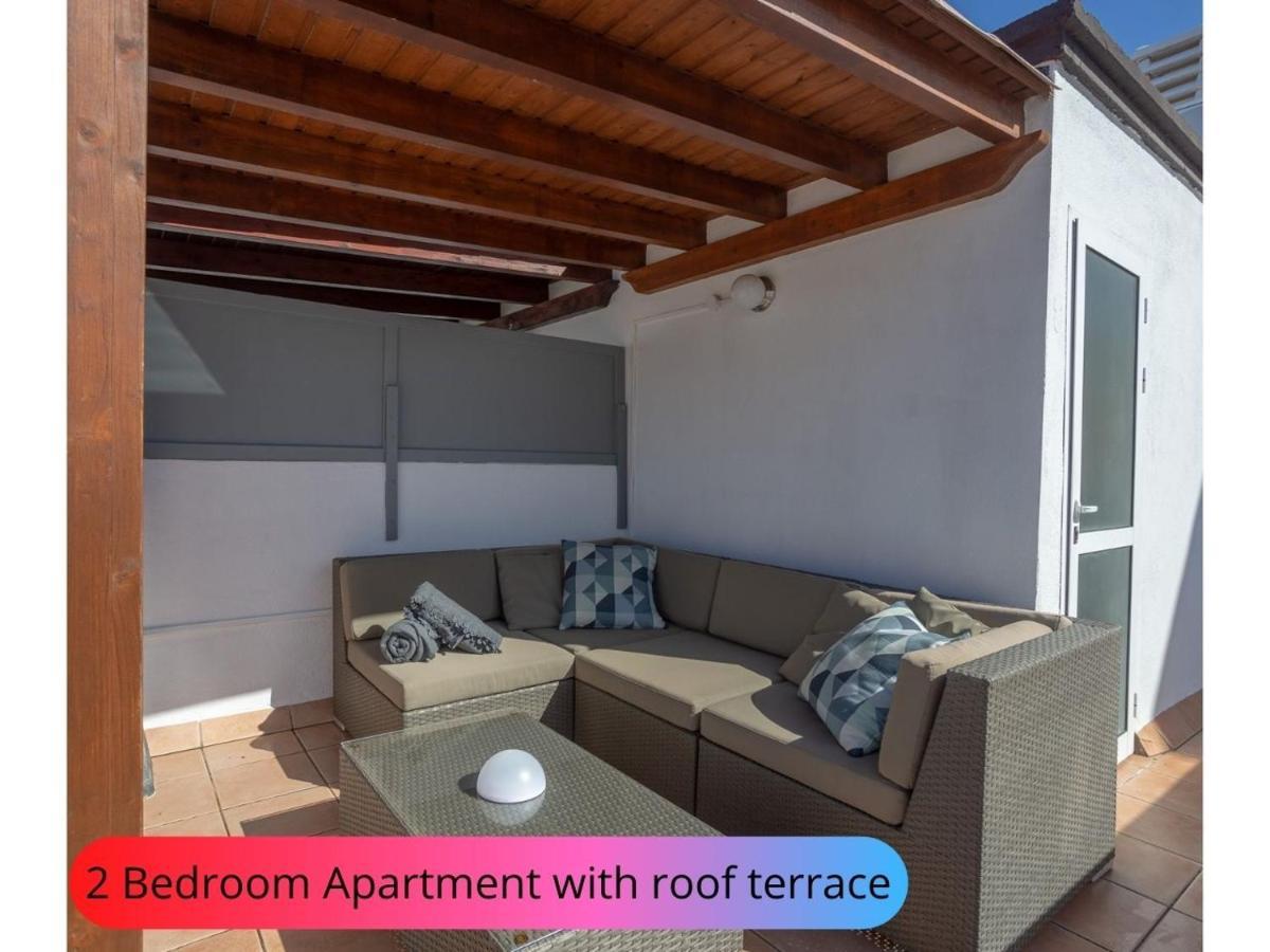 Desirable Rooftop Terrace , 2 Bedroom Apartment With Wifi In Costa Adeje Кальяо-Сальвахе Екстер'єр фото