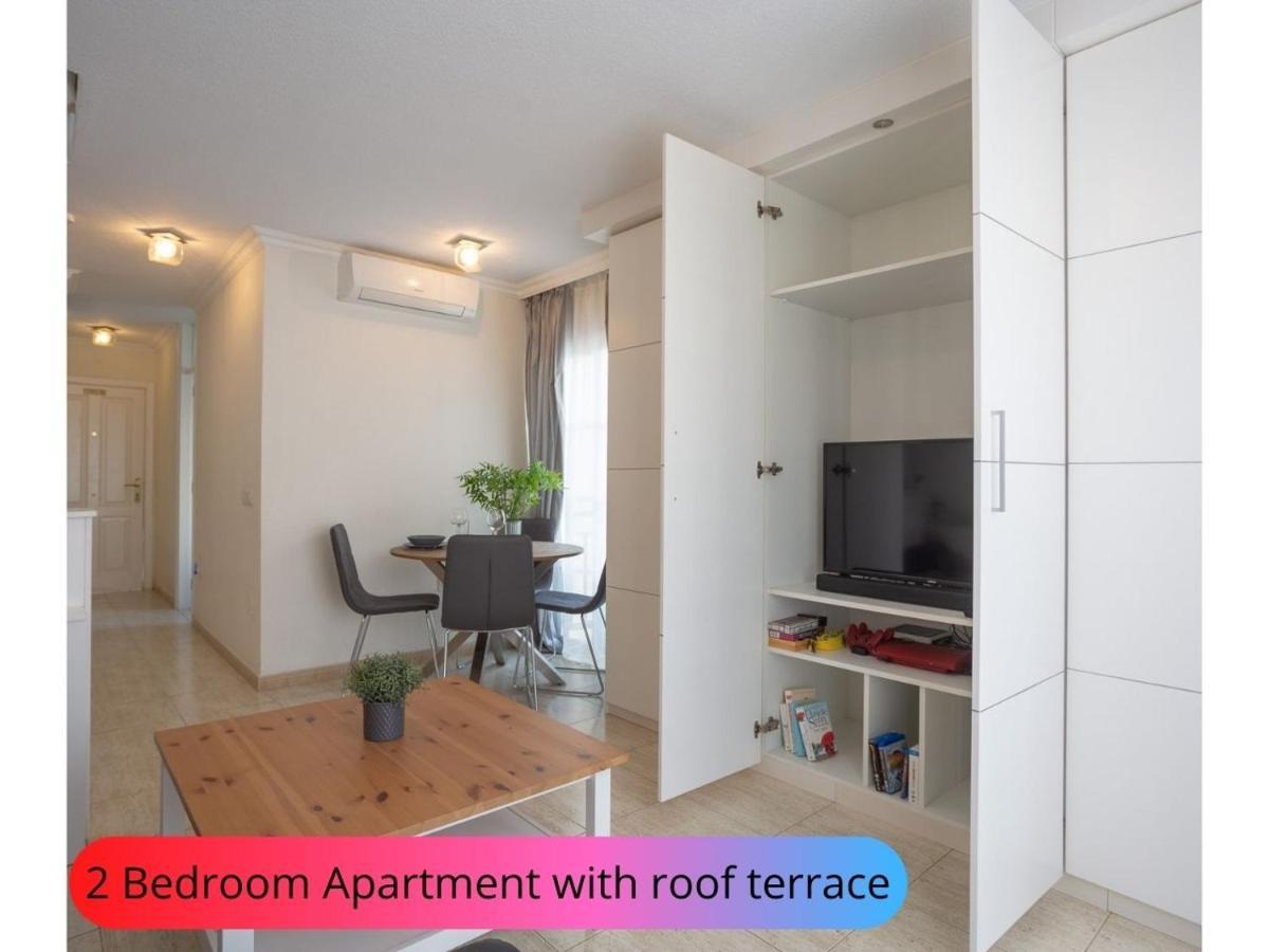 Desirable Rooftop Terrace , 2 Bedroom Apartment With Wifi In Costa Adeje Кальяо-Сальвахе Екстер'єр фото
