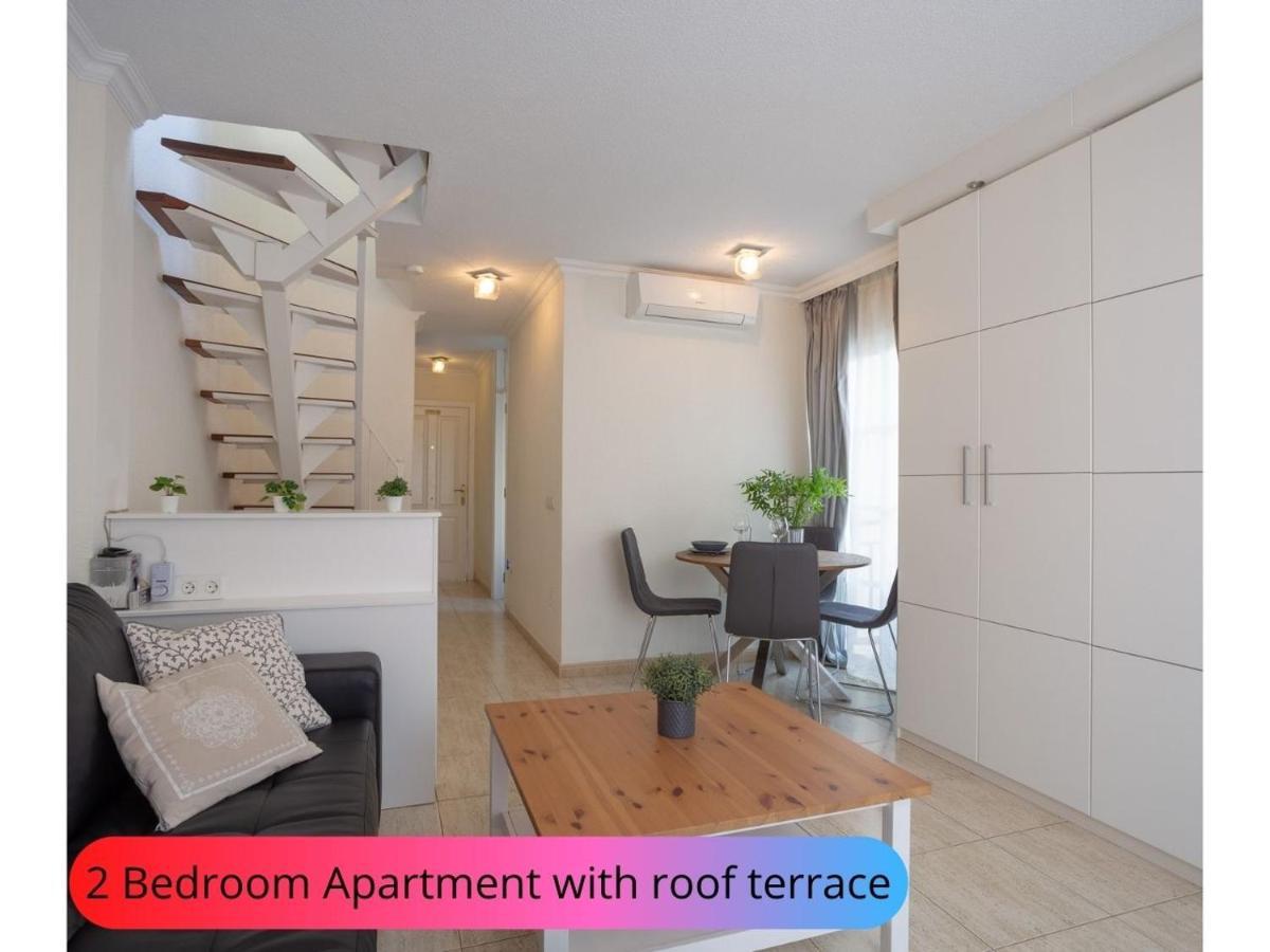 Desirable Rooftop Terrace , 2 Bedroom Apartment With Wifi In Costa Adeje Кальяо-Сальвахе Екстер'єр фото