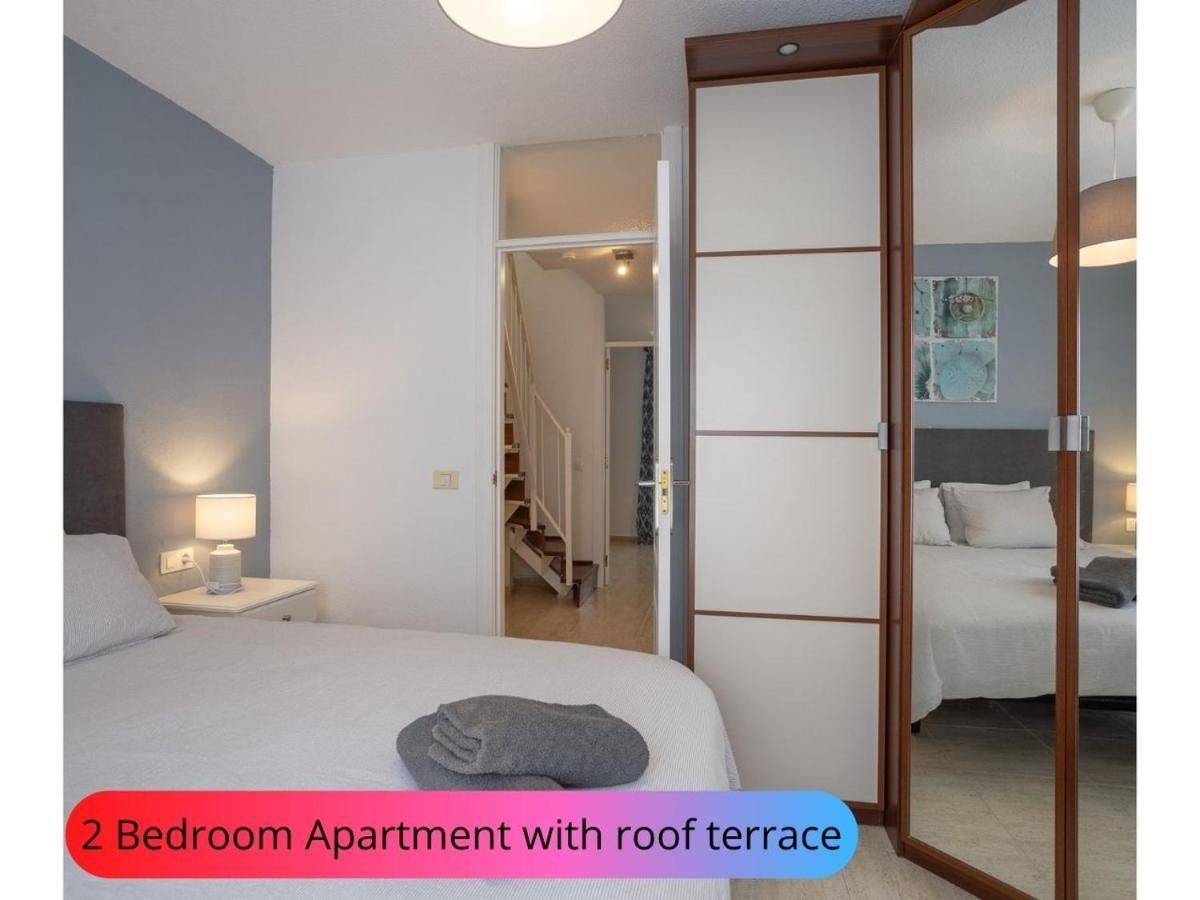 Desirable Rooftop Terrace , 2 Bedroom Apartment With Wifi In Costa Adeje Кальяо-Сальвахе Екстер'єр фото