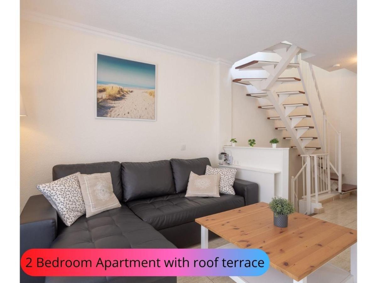 Desirable Rooftop Terrace , 2 Bedroom Apartment With Wifi In Costa Adeje Кальяо-Сальвахе Екстер'єр фото
