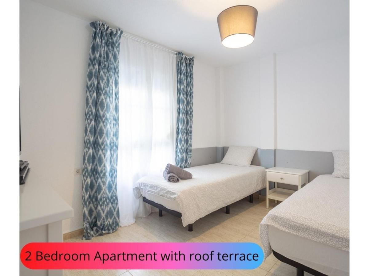 Desirable Rooftop Terrace , 2 Bedroom Apartment With Wifi In Costa Adeje Кальяо-Сальвахе Екстер'єр фото